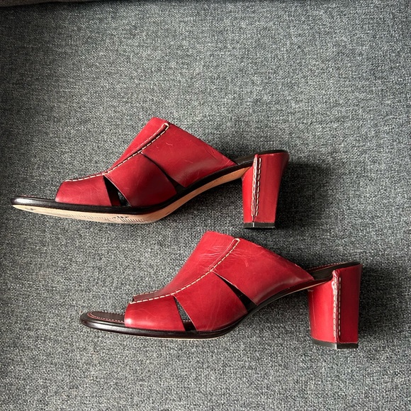 Cole Haan high heel leather sandals 7.5 - Picture 2 of 6